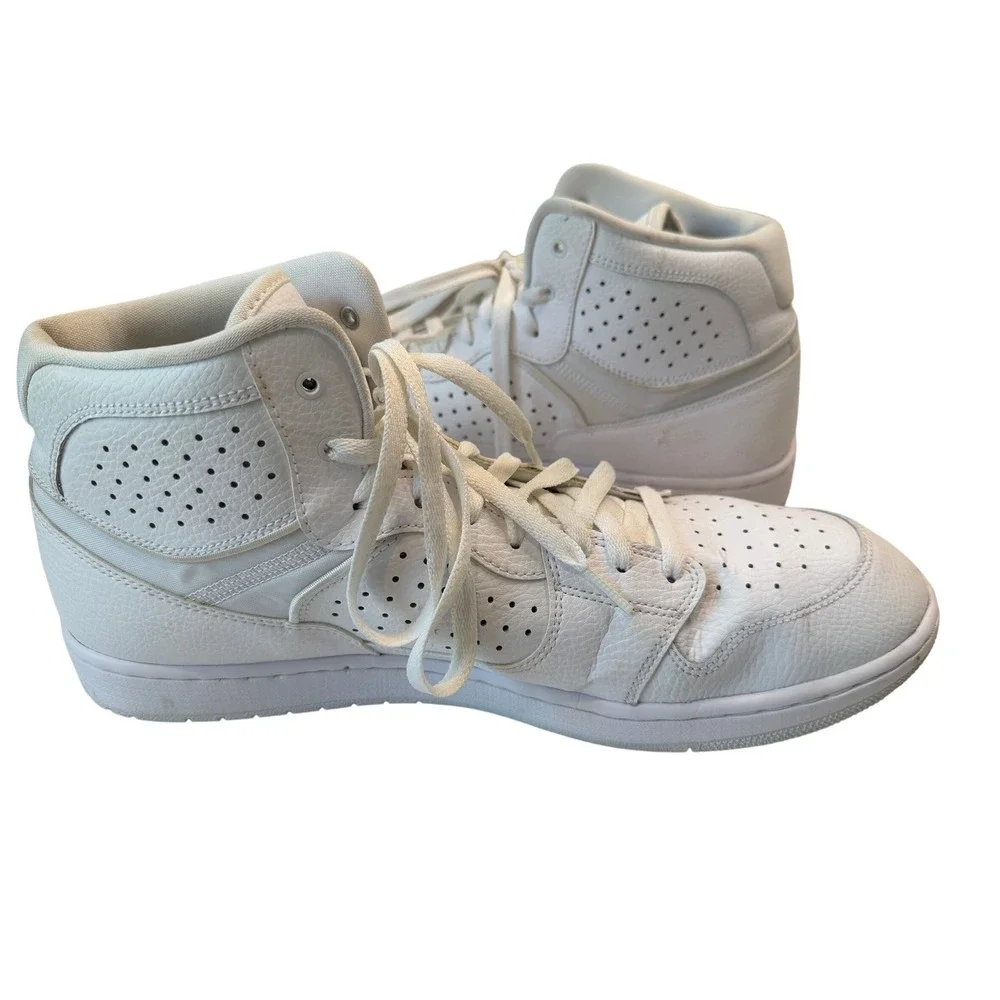 Jordan Access Mid White Black AR3762-100 Mens Size 14 Basketball Shoes Sneakers